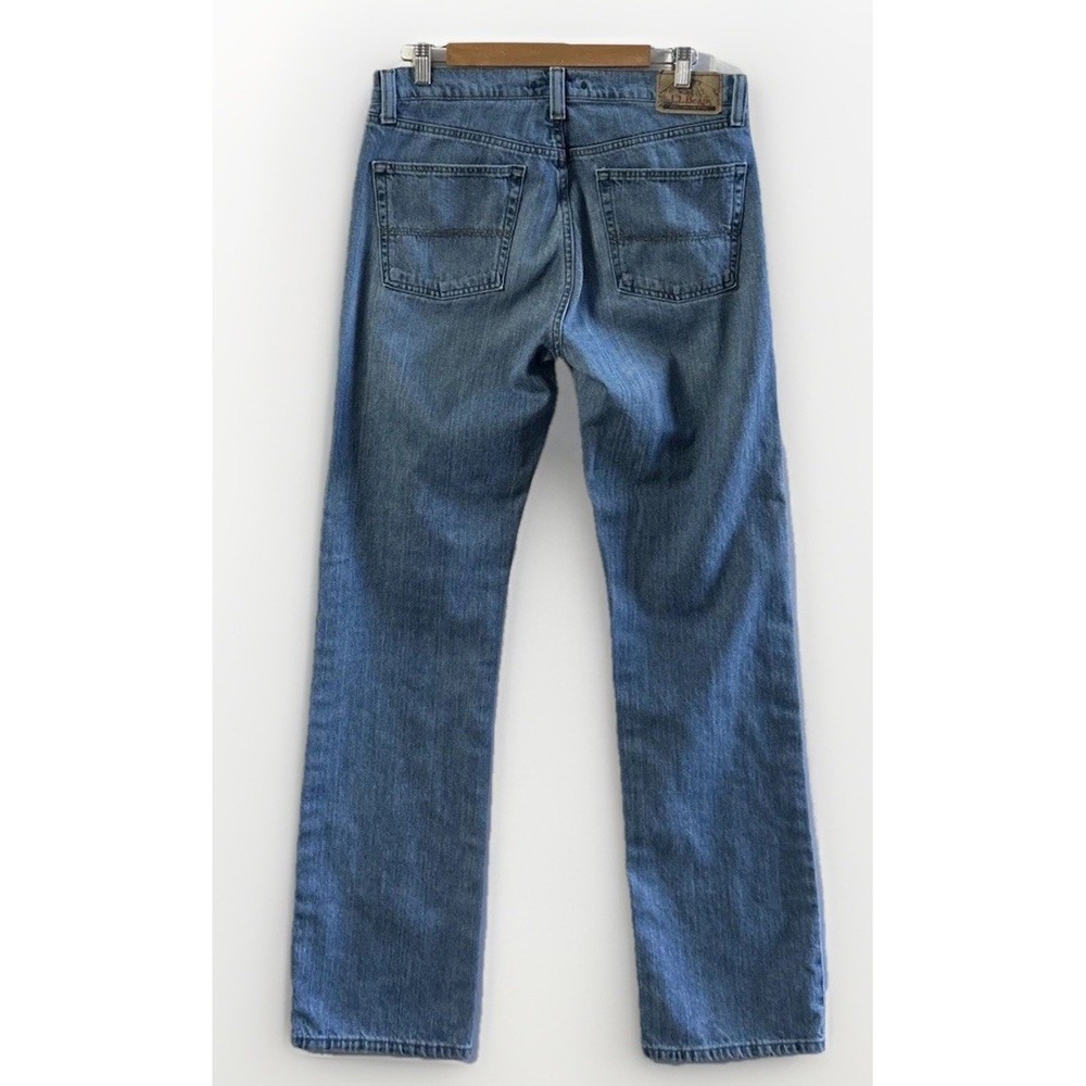 Mens LL Bean Standard Fit Jeans Sz 33 33x34‎ 100% Cotton EC
